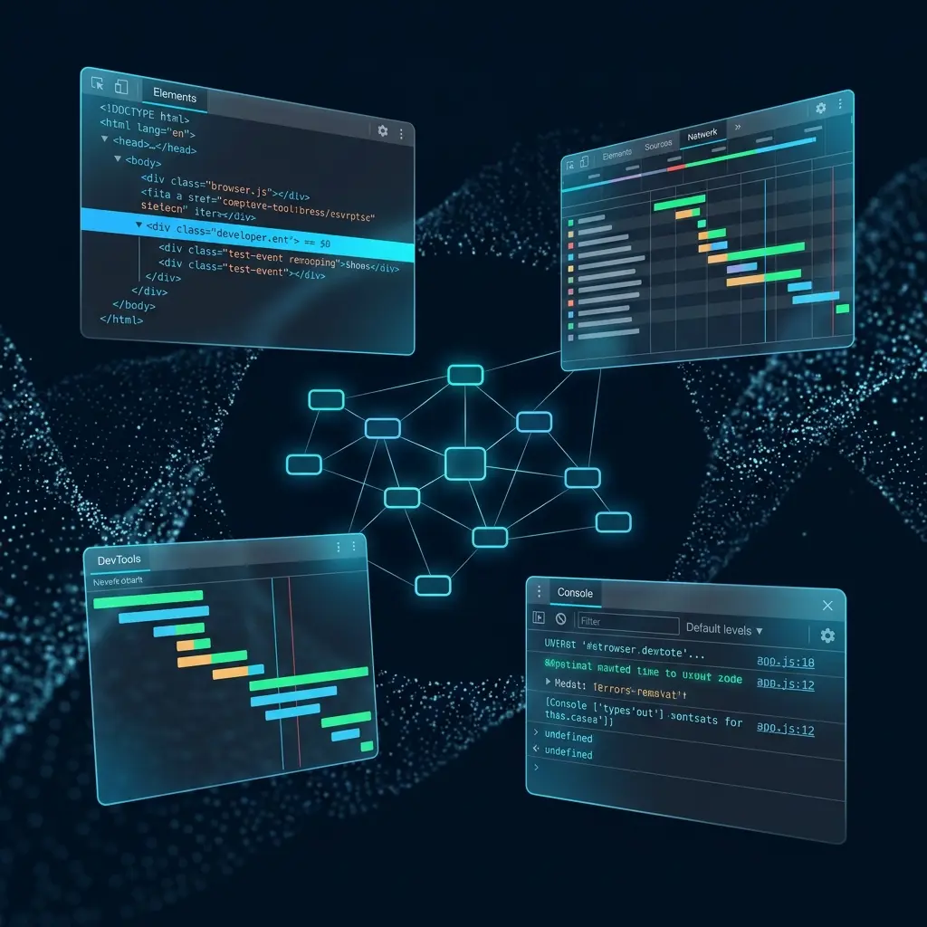 Opening illustration for the Browsers and DevTools guide